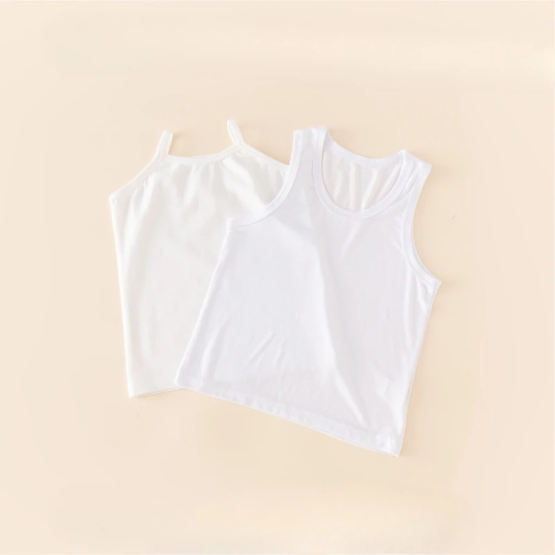 Children's Camisole Vest Summer New Pure Cotton Cool, Children's Underwear Base Shirt, Boys' White Base Top
Children's Camisole Vest Summer New Pure Cotton Cool, Children's Underwear Base Shirt, Boys' White Base Top