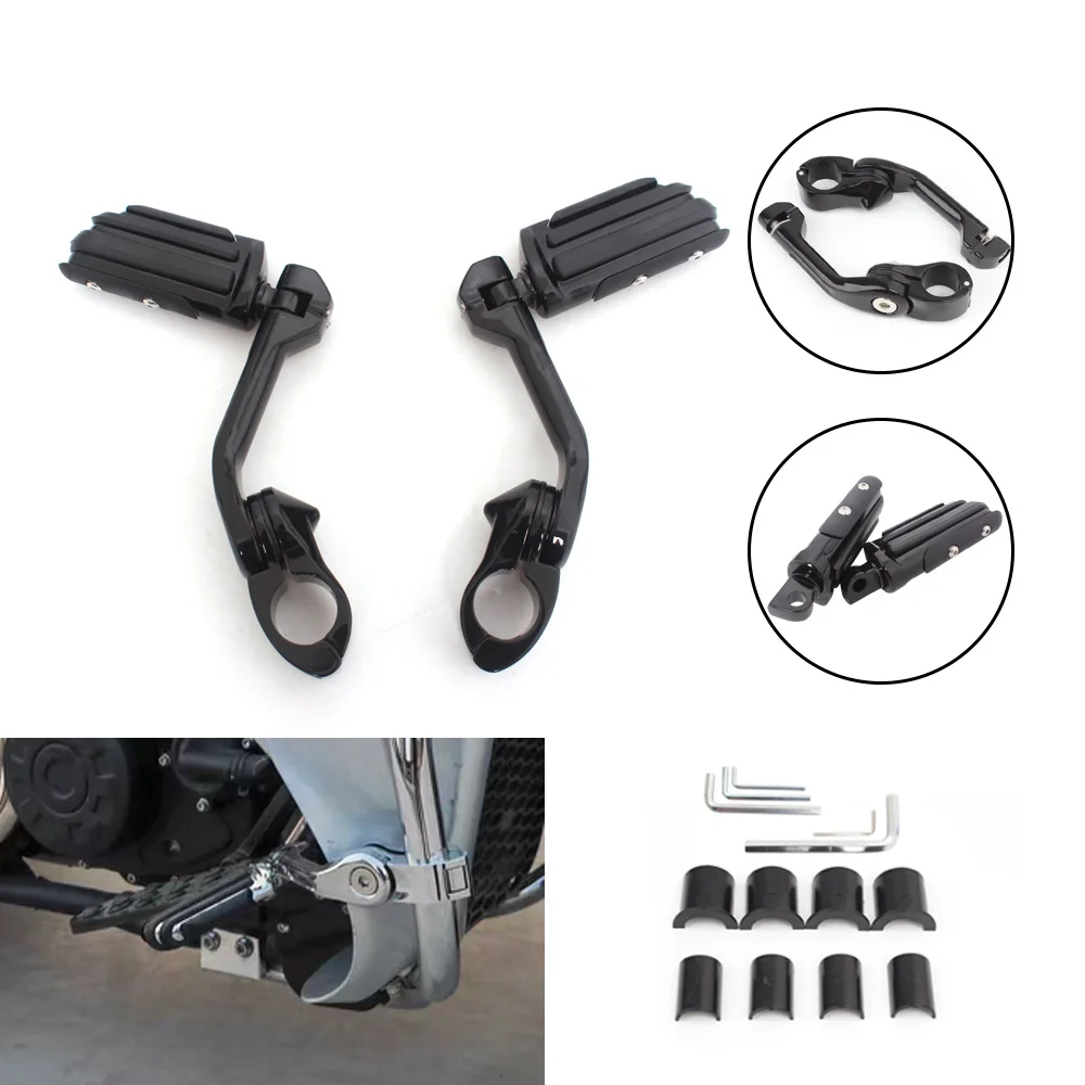 Motorcycle Accessory 1 Pair of Engine Guard Highway Foot peg Universal Black Fit For 1-1/4 "(32mm) Highway Engine Guards
Motorcycle Accessory 1 Pair of Engine Guard Highway Foot peg Universal Black Fit For 1-1/4 "(32mm) Highway Engine Guards