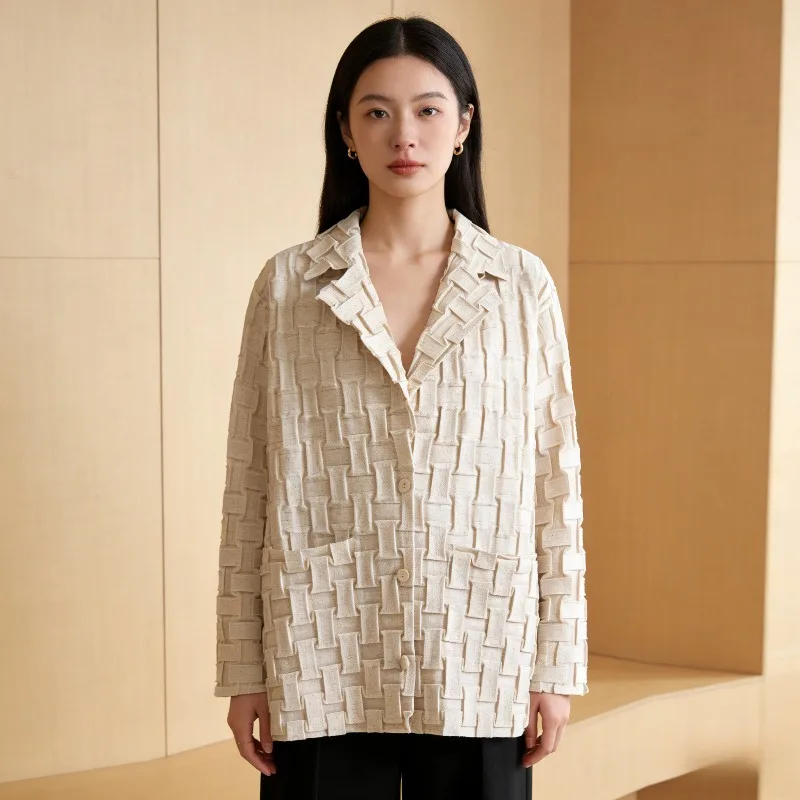 Плиссированная блузка Miyake, повседневный однотонный топ с плиссировкой, женский, весна 2026, с длинным рукавом, свободный крой, пуловер, премиум качество
Плиссированная блузка Miyake, повседневный однотонный топ с плиссировкой, женский, весна 2026, с длинным рукавом, свободный крой, пуловер, премиум качество