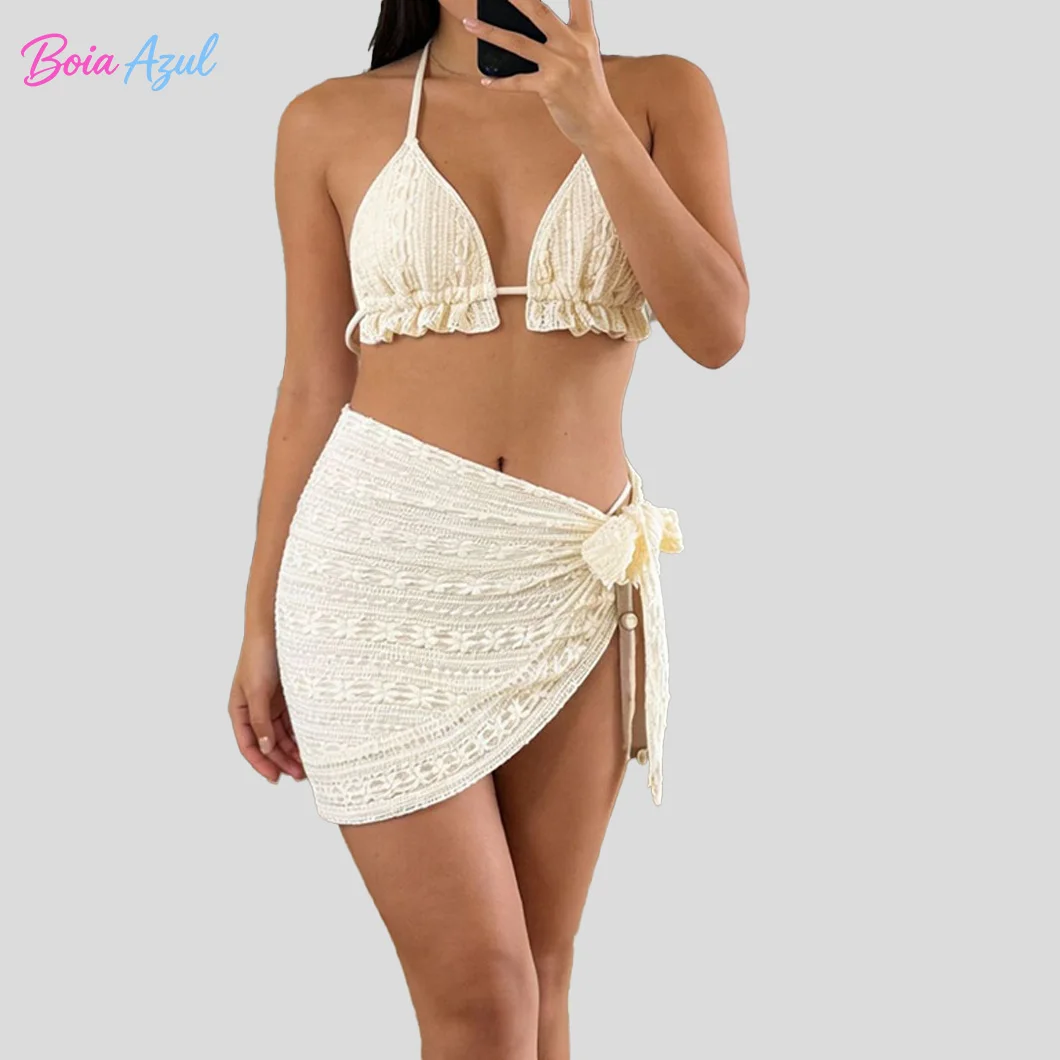Multi-color satin bandeau bikini swimwear metal ring closure open-front swimwear sexy beach halter two-piece swimwear
Multi-color satin bandeau bikini swimwear metal ring closure open-front swimwear sexy beach halter two-piece swimwear