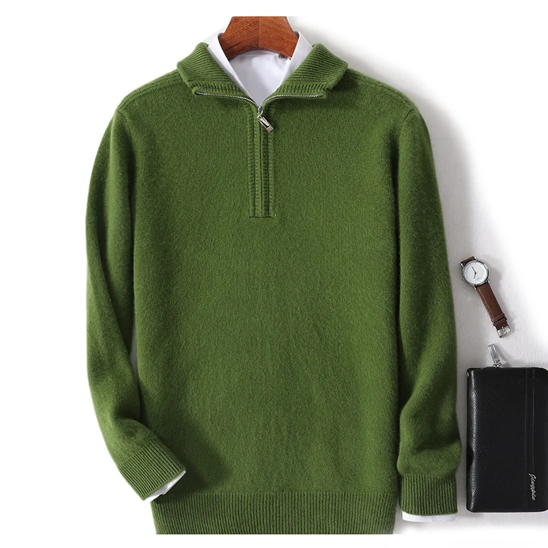 Autumn And Winter New 100% Pure Wool Men's Round Neck Thick Sweater Loose Knit Bottoming Shirt Cashmere Top
Autumn And Winter New 100% Pure Wool Men's Round Neck Thick Sweater Loose Knit Bottoming Shirt Cashmere Top