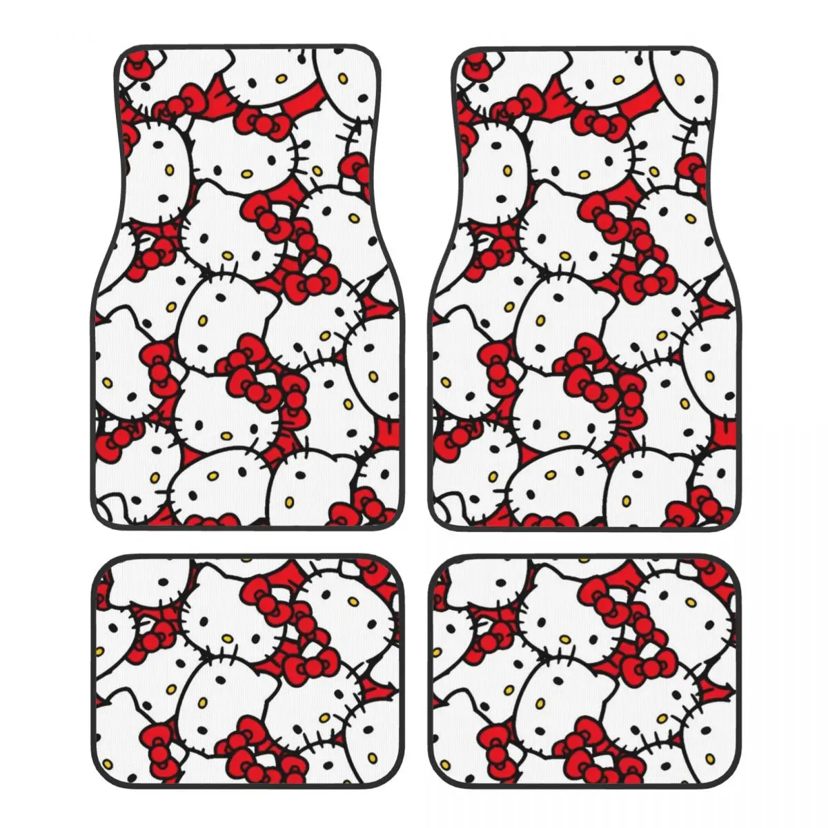 Автомобильные коврики Hello Kitty Head для автомобилей, универсальный полный комплект автомобильных ковриков, нескользящие для седанов грузовиков
Автомобильные коврики Hello Kitty Head для автомобилей, универсальный полный комплект автомобильных ковриков, нескользящие для седанов грузовиков