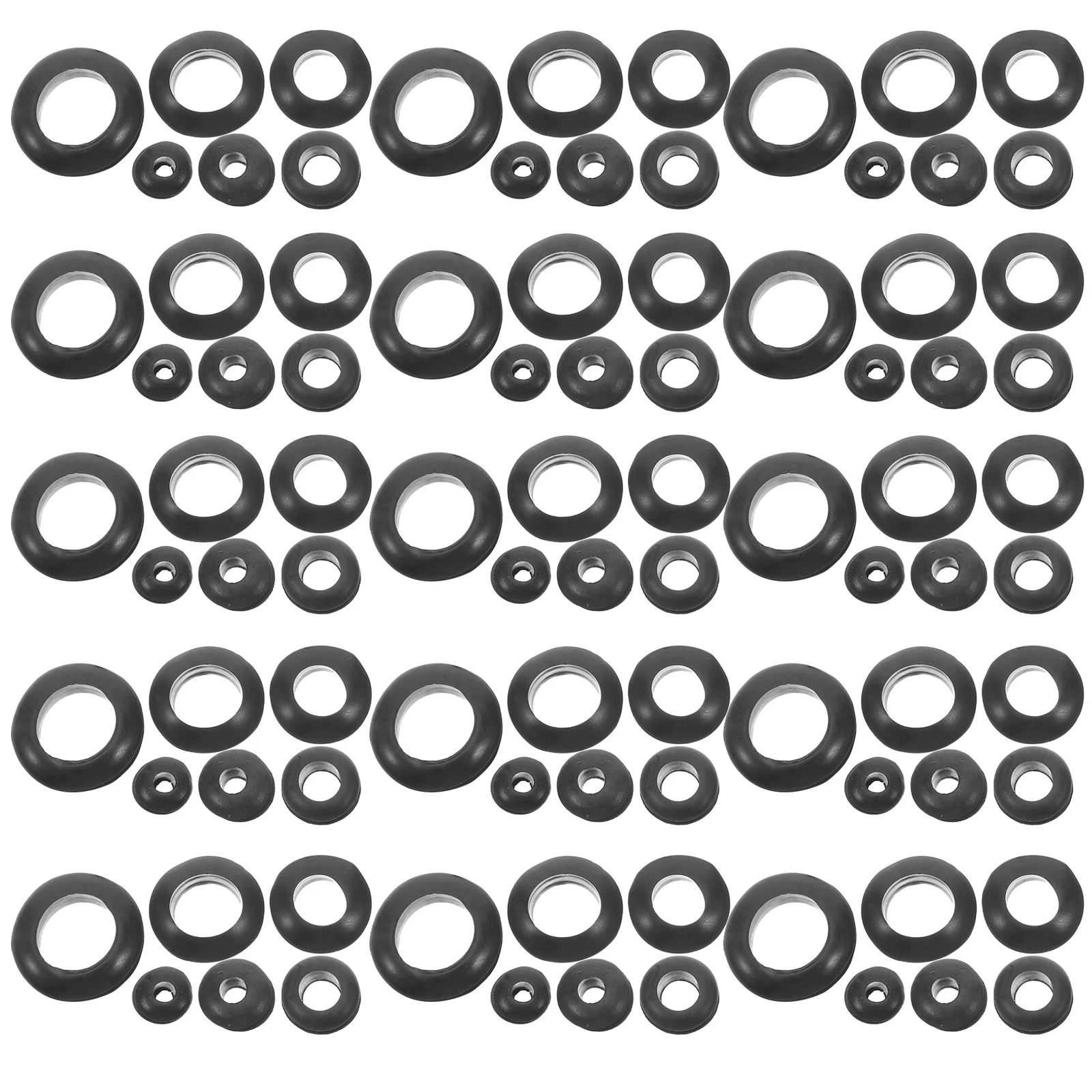 260pcs Rubber Grommet For Wiring 3/4/5/6/8/10/12Mm Black Waterproof Cable Grommets Double-Sided Sealing Ring For Electrical
260pcs Rubber Grommet For Wiring 3/4/5/6/8/10/12Mm Black Waterproof Cable Grommets Double-Sided Sealing Ring For Electrical