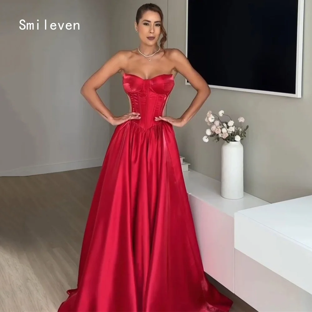Smileven Luxury Red Liquid A Line Evening Dress Sweetheart Formal Prom Dresses Elegant Sleeveless Party Gowns Customized 2026
Smileven Luxury Red Liquid A Line Evening Dress Sweetheart Formal Prom Dresses Elegant Sleeveless Party Gowns Customized 2026