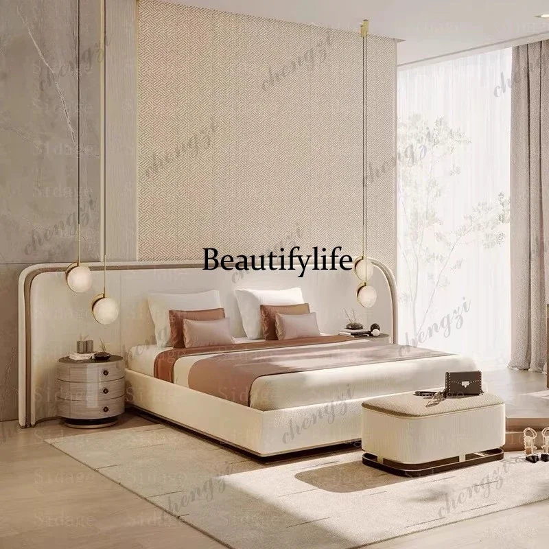 P182 Double Modern Bed King Size Luxury Children Massage Girls Bed Multifunctional European Simple Camas De Casal Salon Furnitur
P182 Double Modern Bed King Size Luxury Children Massage Girls Bed Multifunctional European Simple Camas De Casal Salon Furnitur