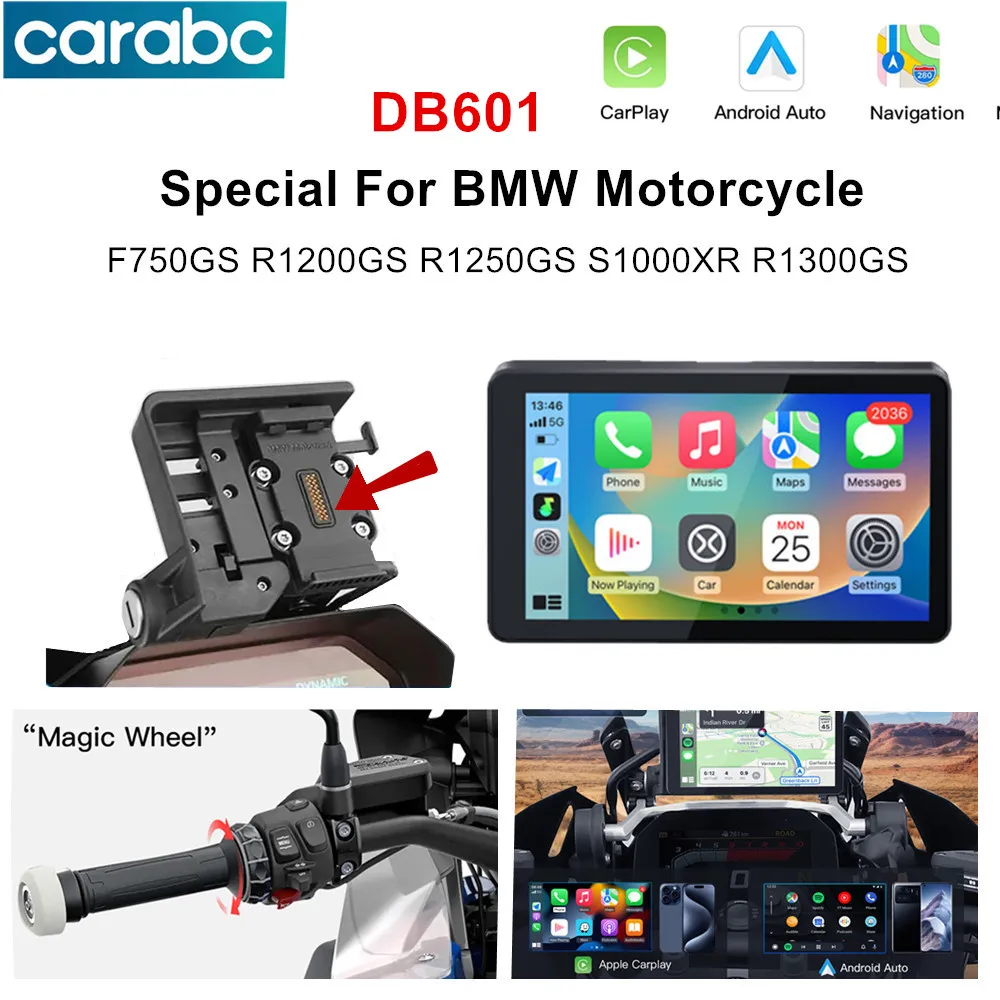 6 inch Portable Motorcycle Navigation Wireless CarPlay Android Auto For BMW F750GS XR M1000 R1200GS R1250GS S1000XR R1300GS
6 inch Portable Motorcycle Navigation Wireless CarPlay Android Auto For BMW F750GS XR M1000 R1200GS R1250GS S1000XR R1300GS