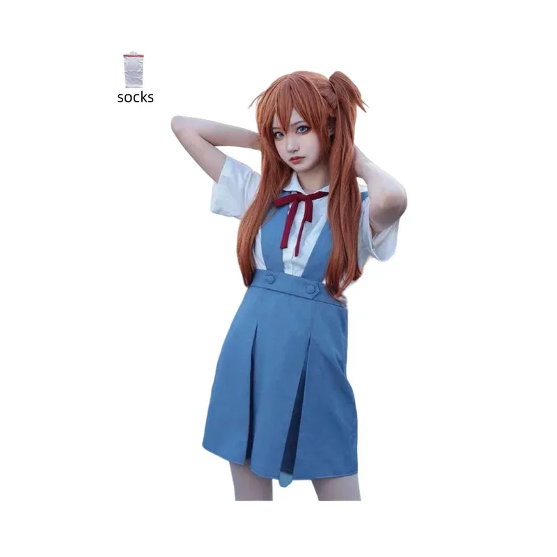 Anime Ayanami Rei Cosplay Asuka Langley Soryu Costume Girl Women School JK Uniform Halloween Party Loli Blue Haze Dresses
Anime Ayanami Rei Cosplay Asuka Langley Soryu Costume Girl Women School JK Uniform Halloween Party Loli Blue Haze Dresses