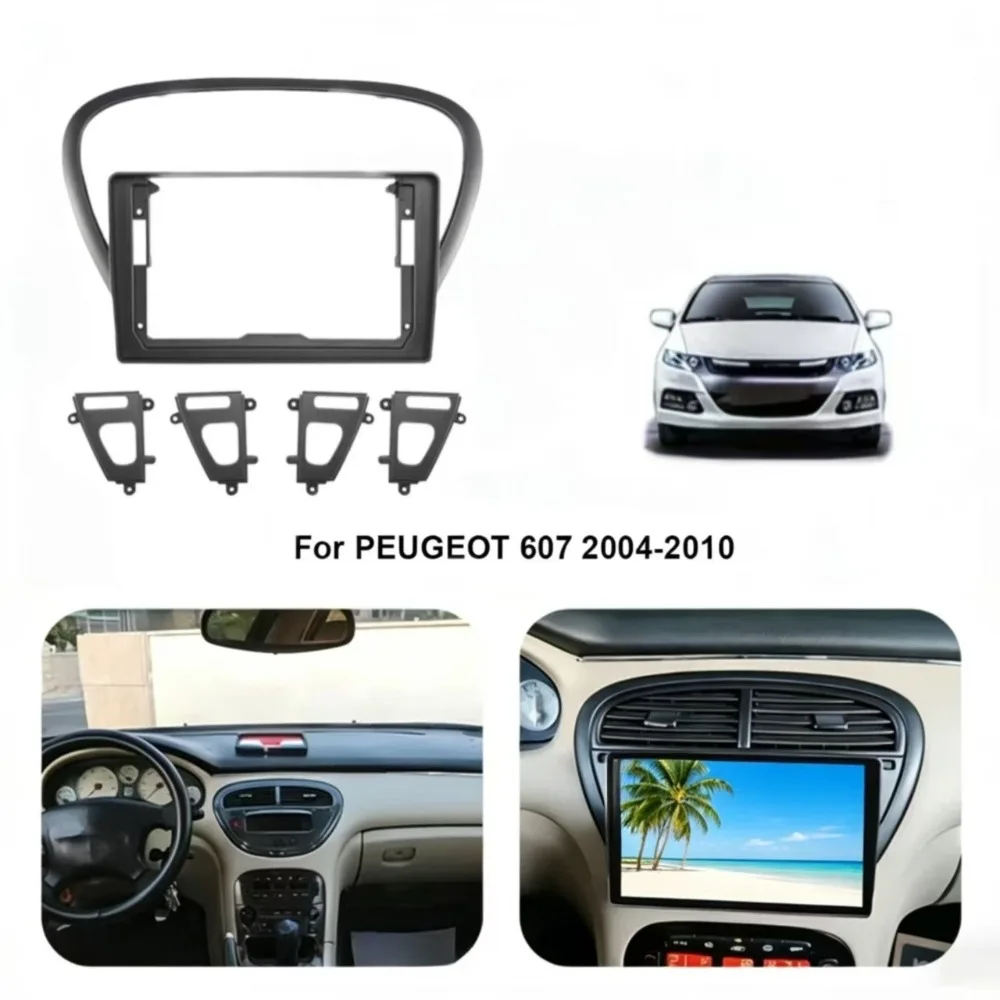 9 Inch Car Frame Fascia Adapter For Peugeot 607 2004-2010 Android Dash Fitting Panel Kit
9 Inch Car Frame Fascia Adapter For Peugeot 607 2004-2010 Android Dash Fitting Panel Kit