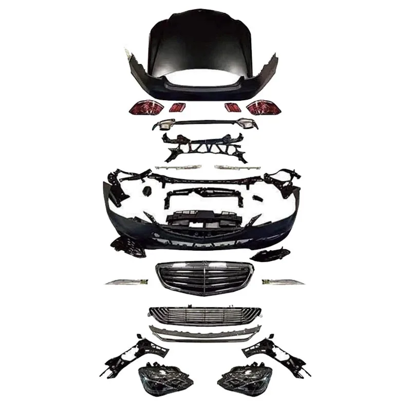 2009-13 E-Class Body Kit Upgrade 2015 E-Class Front And Rear Bumper Grille Spoiler From Old To New
2009-13 E-Class Body Kit Upgrade 2015 E-Class Front And Rear Bumper Grille Spoiler From Old To New