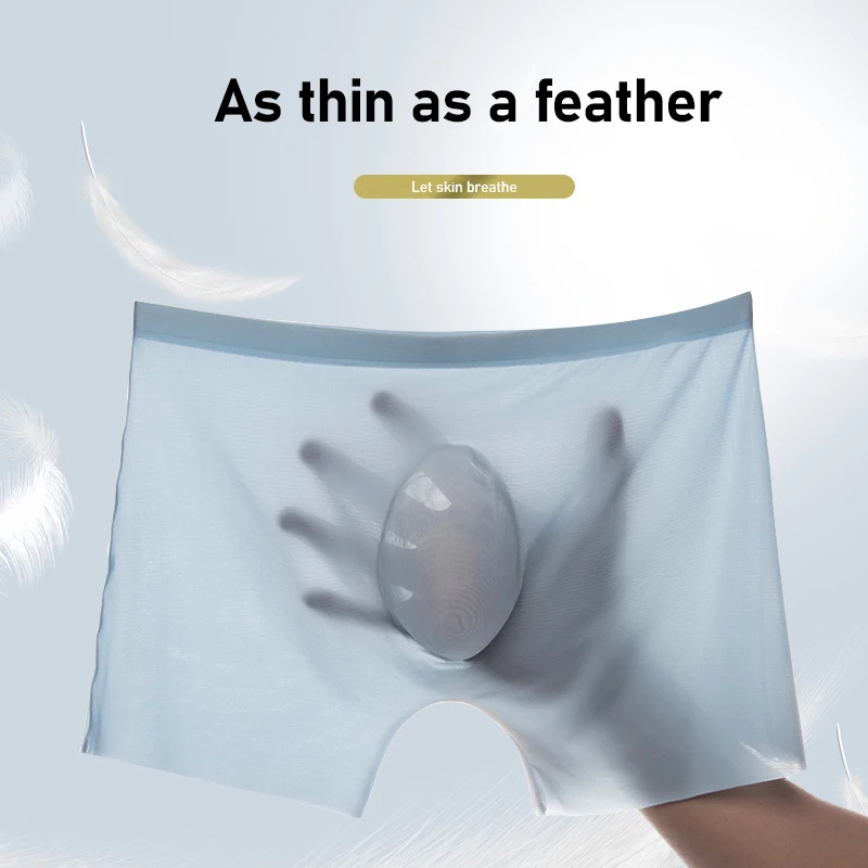 3Pcs/Lot Men's Summer Ultra-thin Boxers Briefs Ice Silk Seamless Underwear Sexy Lingerie Underpants Shorts Breathable Panties
3Pcs/Lot Men's Summer Ultra-thin Boxers Briefs Ice Silk Seamless Underwear Sexy Lingerie Underpants Shorts Breathable Panties