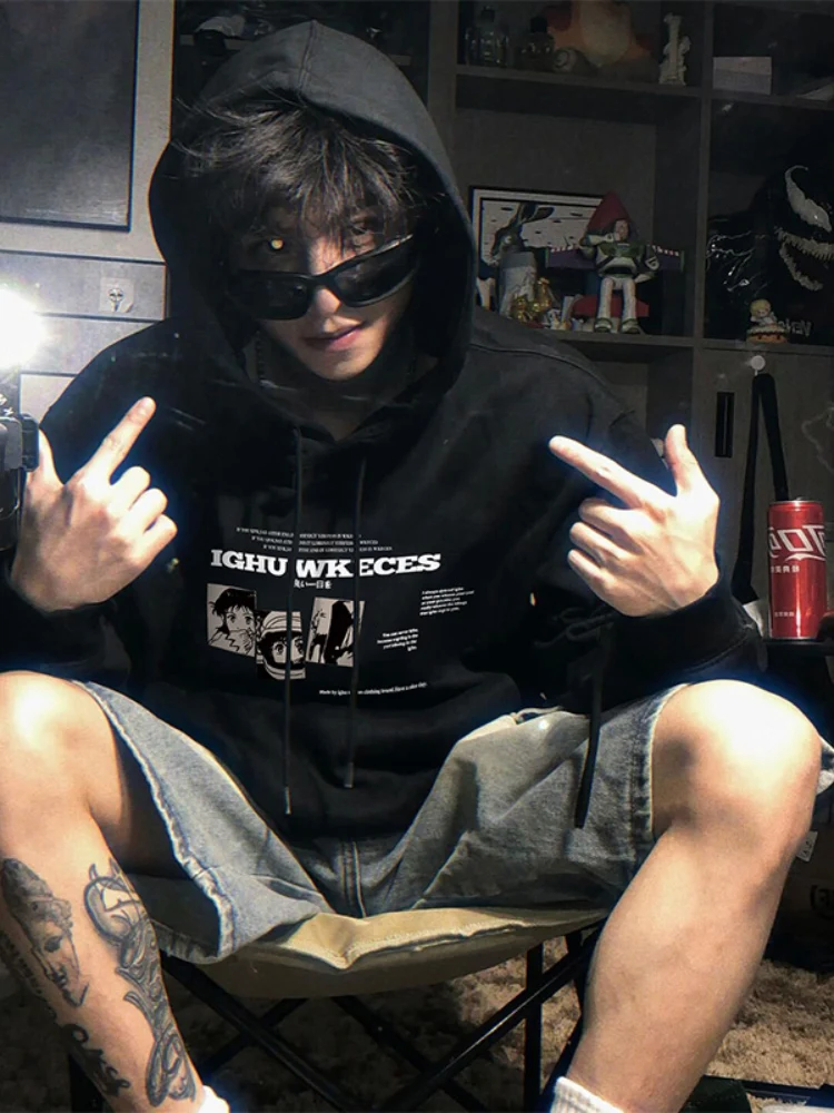 American Retro Hoodie Men's Spring Autumn Sle High Sensation Cool Japanese Outerwear Trendy Heavyweight Couple's Hoodie
American Retro Hoodie Men's Spring Autumn Sle High Sensation Cool Japanese Outerwear Trendy Heavyweight Couple's Hoodie