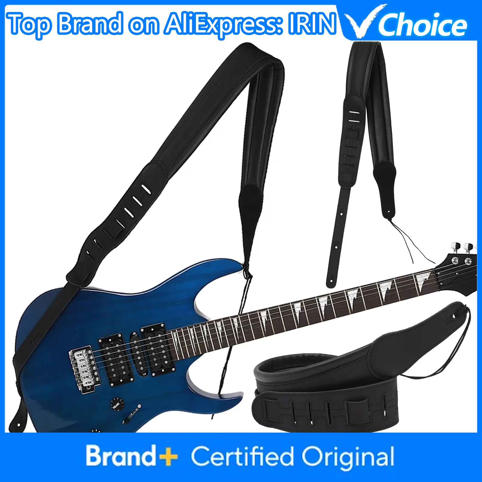 Ремень для гитары IRIN, кожаный, регулируемый, утолщенный, с наплечной лямкой, аксессуары для струнных инструментов, для акустической, электрогитары, бас-гитары
Ремень для гитары IRIN, кожаный, регулируемый, утолщенный, с наплечной лямкой, аксессуары для струнных инструментов, для акустической, электрогитары, бас-гитары