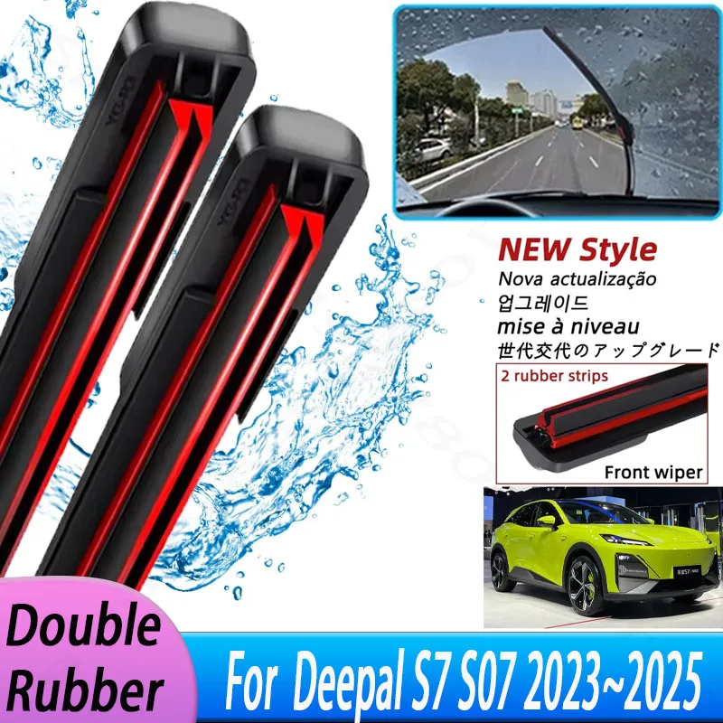 Car Accessories For Deepal S7 S07 2023~2025 2024 Car Wiper Blade Brushes Cutter Cleaning Windows Windshield Wipers Blades Parts
Car Accessories For Deepal S7 S07 2023~2025 2024 Car Wiper Blade Brushes Cutter Cleaning Windows Windshield Wipers Blades Parts