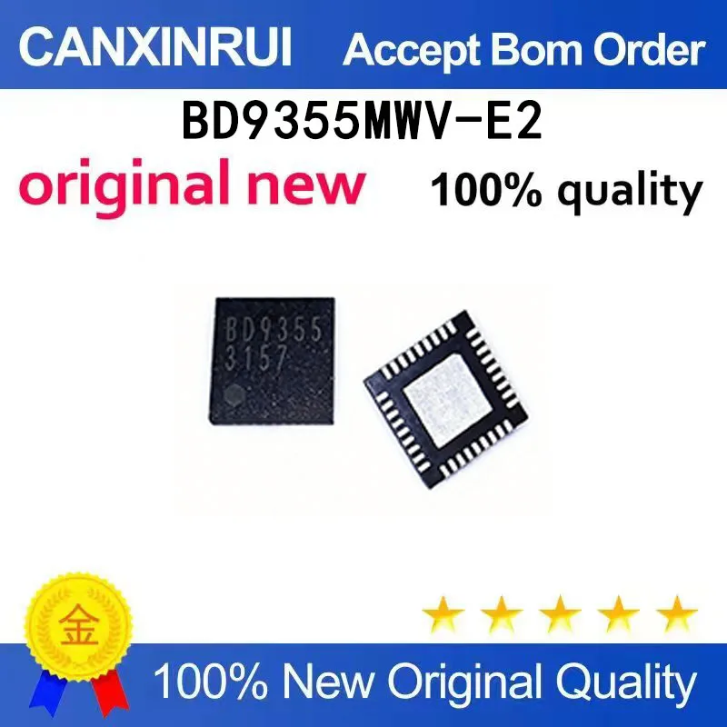 (5-100 pieces)Brand new original BD9355MWV-E2 BD9355 QFN spot chip IC
(5-100 pieces)Brand new original BD9355MWV-E2 BD9355 QFN spot chip IC