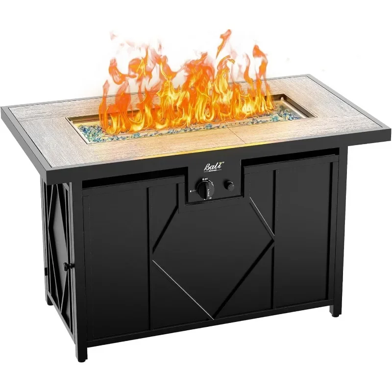 BALI OUTDOORS 42 inch Propane Fire Pit Patio Outdoor Fire Pit Table Large Black Firepits for Outside Rectangular
BALI OUTDOORS 42 inch Propane Fire Pit Patio Outdoor Fire Pit Table Large Black Firepits for Outside Rectangular