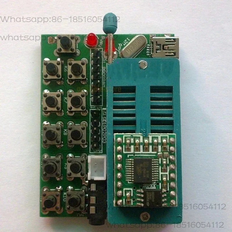 Новый USB-модуль WT588D для программирования, загрузки и тестирования звуковых модулей
Новый USB-модуль WT588D для программирования, загрузки и тестирования звуковых модулей
