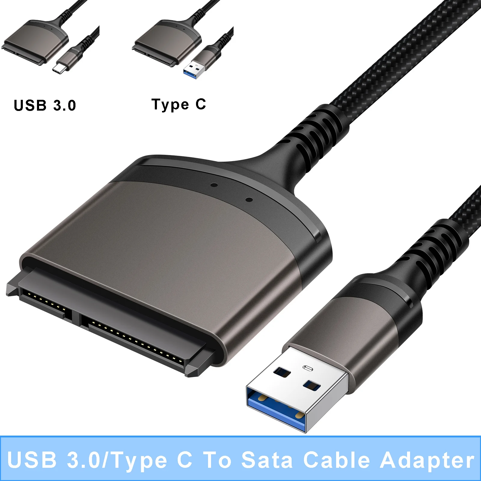 USB 3.0 Type C to SATA Adapter Cable Smart TV PS4 Computer Laptop Connector Line for 2.5 Inch External HDD SSD Hard Disk Drive
USB 3.0 Type C to SATA Adapter Cable Smart TV PS4 Computer Laptop Connector Line for 2.5 Inch External HDD SSD Hard Disk Drive