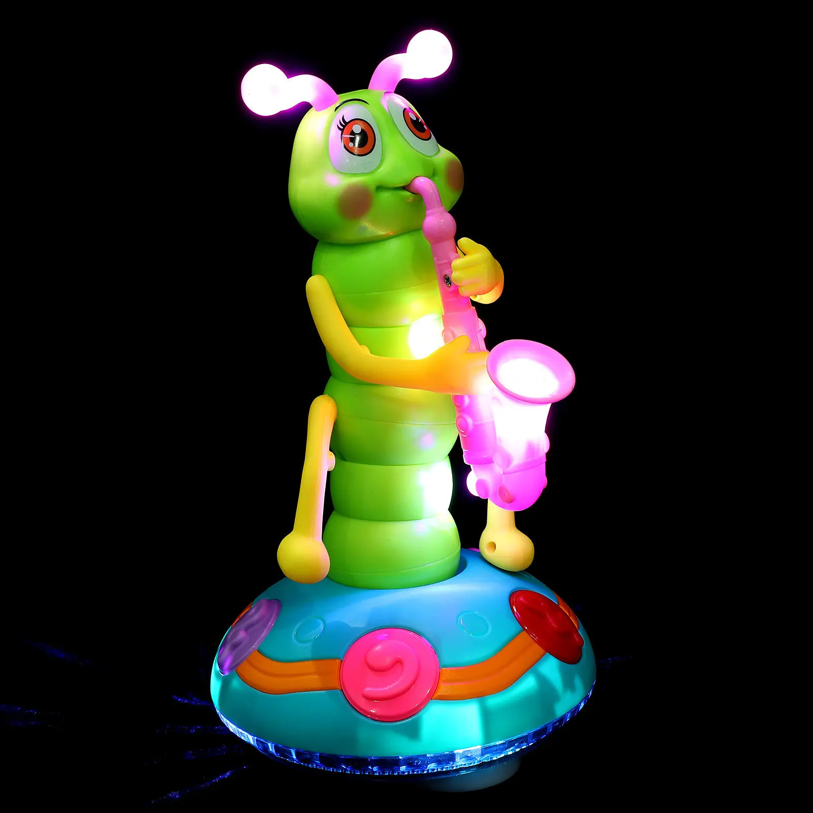 Electric Caterpillar Kids Plaything Musical Learning Infant Plastic Fun Developmental Activity for 6-18 Months Baby Boys Girls
Electric Caterpillar Kids Plaything Musical Learning Infant Plastic Fun Developmental Activity for 6-18 Months Baby Boys Girls