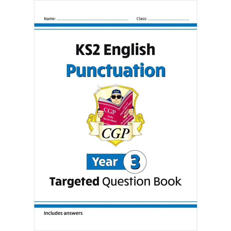 New KS2 English Year 3 Punctuation Targeted Question Book With Answers CGP Books Coordination Group Publications 9781782941231
New KS2 English Year 3 Punctuation Targeted Question Book With Answers CGP Books Coordination Group Publications 9781782941231