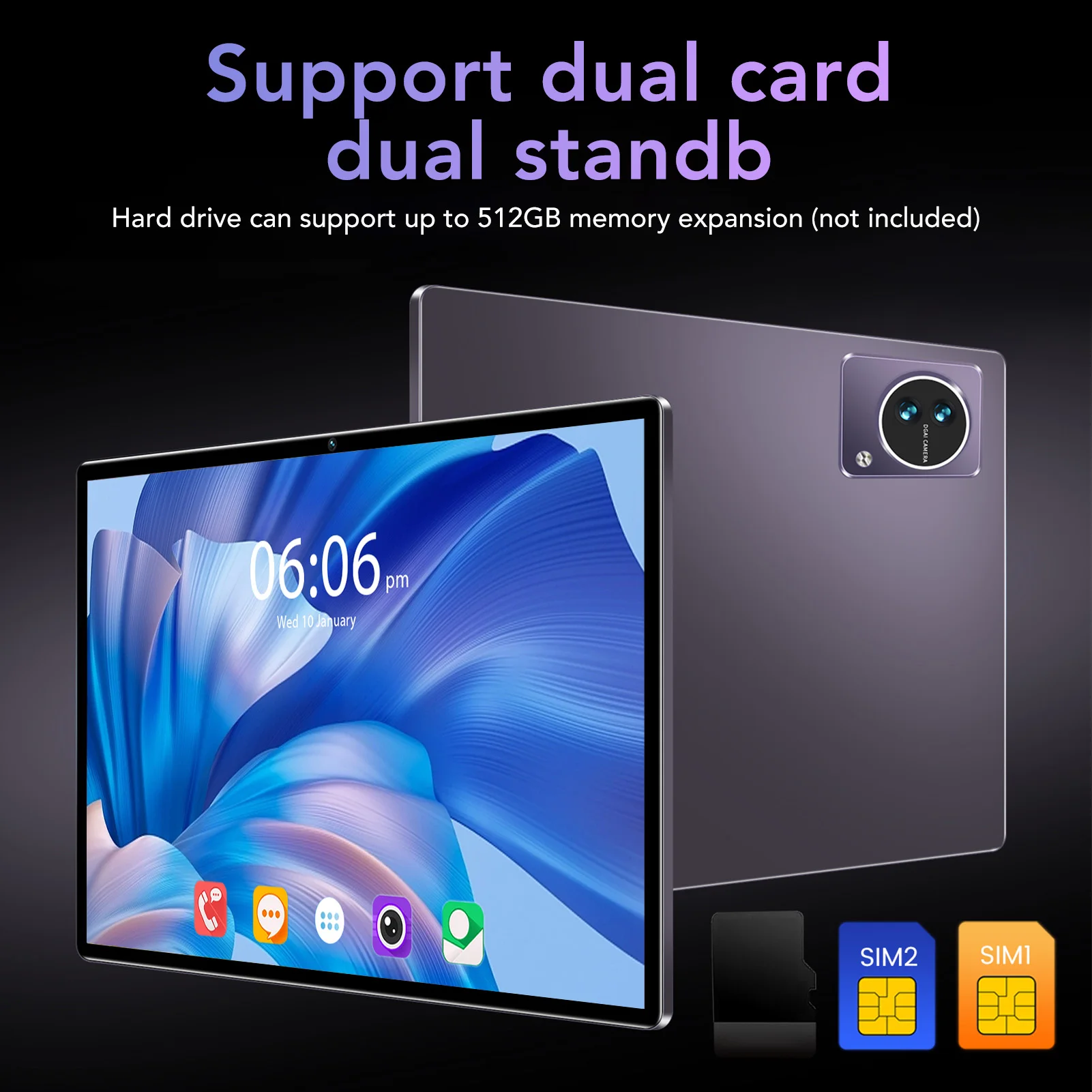 10.1 Inch Tablet 8GB 128GB ROM Octa 7000mAh Dual Camera 5G WiFi Tablet for Home School Business Tablet HD Tablet
10.1 Inch Tablet 8GB 128GB ROM Octa 7000mAh Dual Camera 5G WiFi Tablet for Home School Business Tablet HD Tablet