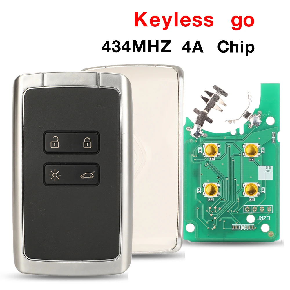 jingyuqin 4BTN 434MHZ Hitag AES 4A PCF7953M Беспроводной ключ-пульт для автомобиля Renault Megane 4, Talisman, Kadjar, Espace 5
jingyuqin 4BTN 434MHZ Hitag AES 4A PCF7953M Беспроводной ключ-пульт для автомобиля Renault Megane 4, Talisman, Kadjar, Espace 5