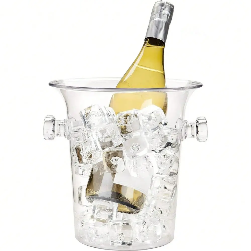 Acrylic Ice Bucket With Handles, 3Liter Capacity, Durable Wine And Champagne Bucket, Perfect Ice Buckets For Parties, BBQ
Acrylic Ice Bucket With Handles, 3Liter Capacity, Durable Wine And Champagne Bucket, Perfect Ice Buckets For Parties, BBQ