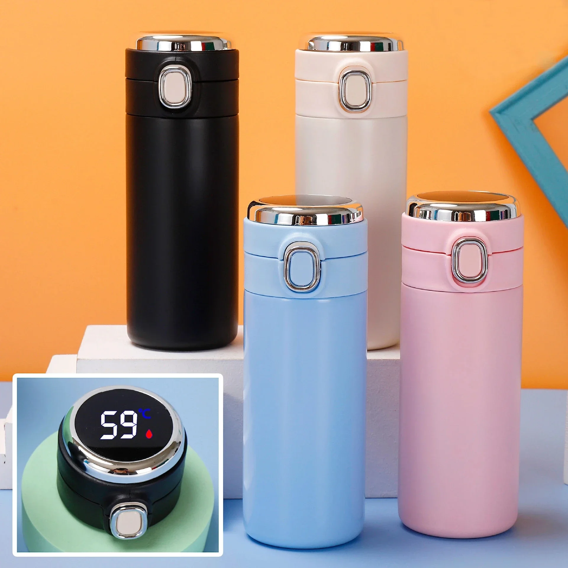 Smart Thermos Mug Mini Stainless Steel Thermos Cup Portable Leak Proof Water Cup with Filter Water Vacuum Tea Coffee Bottle Cup
Smart Thermos Mug Mini Stainless Steel Thermos Cup Portable Leak Proof Water Cup with Filter Water Vacuum Tea Coffee Bottle Cup