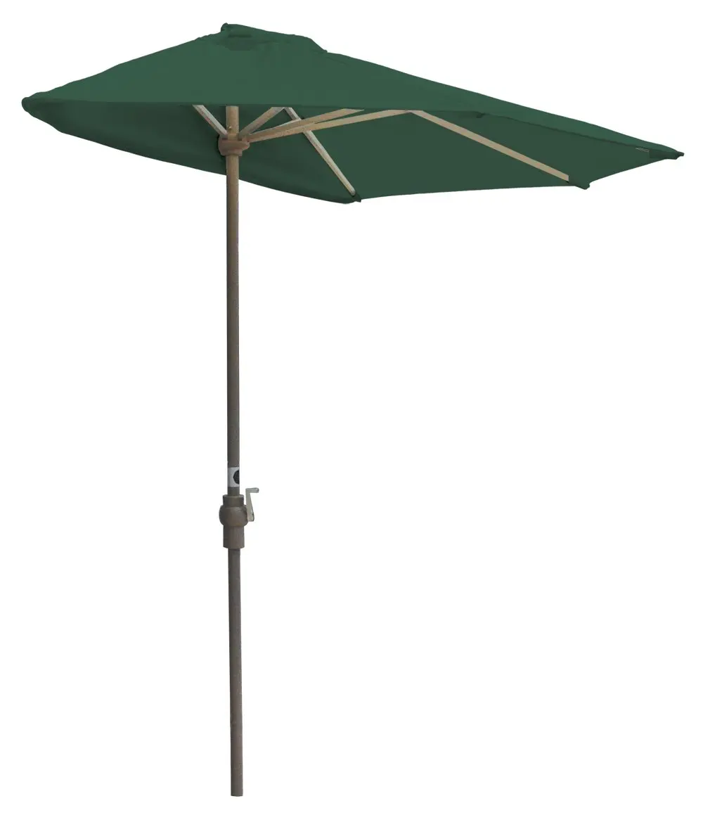 Off-The-Wall Brella Olefin Half Umbrella, 7.5'-Width, Green, Customized
Off-The-Wall Brella Olefin Half Umbrella, 7.5'-Width, Green, Customized