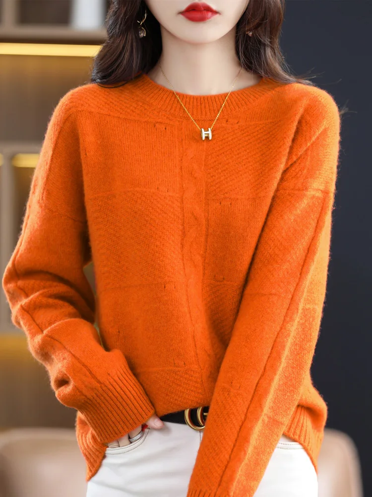 Addonee Autumn Winter 100% Merino Wool Women’s Pullover Sweater Raglan Sleeve Mock Neck Comfortable Cashmere Knitwear Female Clo
Addonee Autumn Winter 100% Merino Wool Women’s Pullover Sweater Raglan Sleeve Mock Neck Comfortable Cashmere Knitwear Female Clo