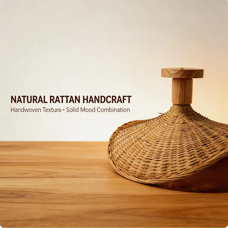 Natural Rattan Bamboo Ceiling Light, Wooden Base, Minimalist Retro Lamp for Home Decor
Natural Rattan Bamboo Ceiling Light, Wooden Base, Minimalist Retro Lamp for Home Decor