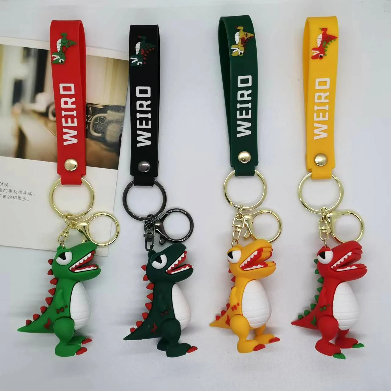 Creative Cartoon Doll Tyrannosaurus Rex Keychain Couple's Bag Car Keychain Accessories Gift Wholesale Fashion Toys Anime Cartoon
Creative Cartoon Doll Tyrannosaurus Rex Keychain Couple's Bag Car Keychain Accessories Gift Wholesale Fashion Toys Anime Cartoon