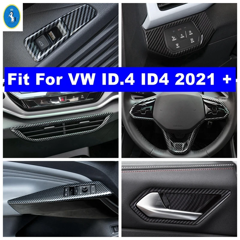 Carbon Fiber Glass Lift Button / Headlight Switch / Outlet Vent Decor Panel Cover Trim Accessories For VW ID.4 ID4 2021 - 2024
Carbon Fiber Glass Lift Button / Headlight Switch / Outlet Vent Decor Panel Cover Trim Accessories For VW ID.4 ID4 2021 - 2024