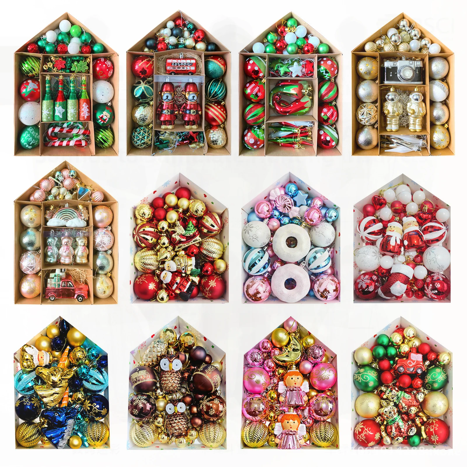 Amazon Christmas Tree Decoration Plastic Ball Snowflake Candy Crutch Pendant - House Boxed Gift Korean Style Cartoon
Amazon Christmas Tree Decoration Plastic Ball Snowflake Candy Crutch Pendant - House Boxed Gift Korean Style Cartoon