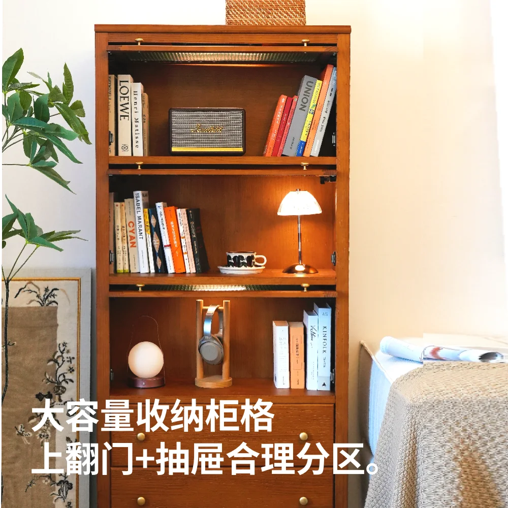 Medieval solid wood bookcase French retro locker chest cabinet living room side cabinet dust-proof door
Medieval solid wood bookcase French retro locker chest cabinet living room side cabinet dust-proof door