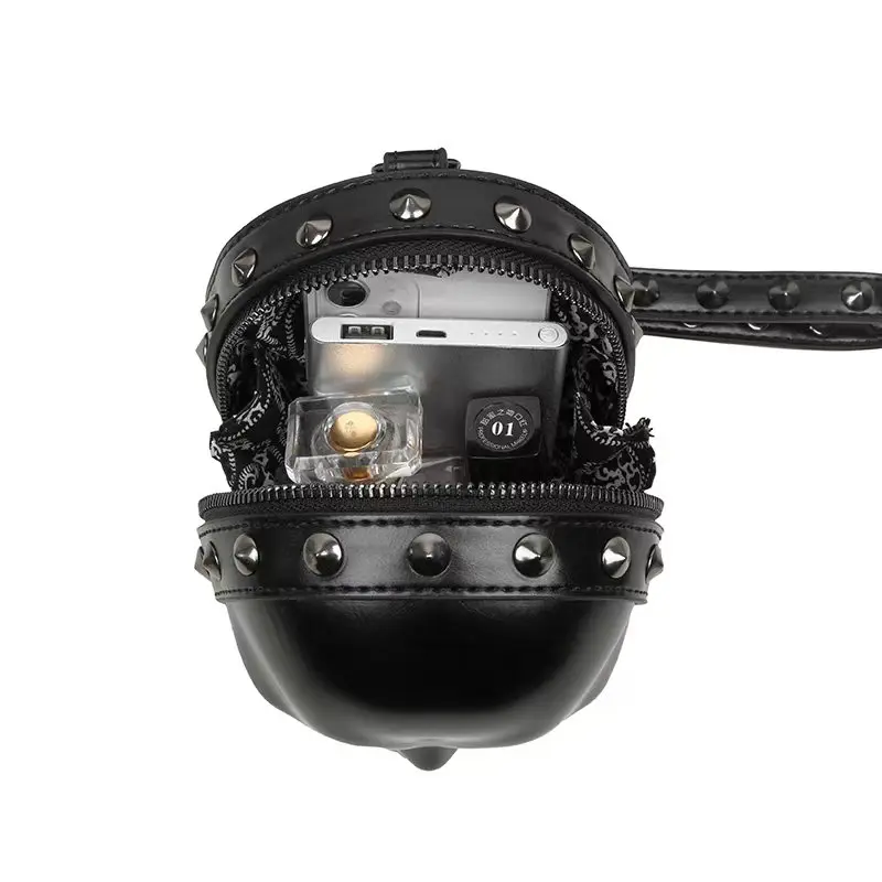 Skull Clutch Mobile Phone Bag ex Hanging Bag Faionable Rivet Element ell aped Handbag for Casual Use
Skull Clutch Mobile Phone Bag ex Hanging Bag Faionable Rivet Element ell aped Handbag for Casual Use