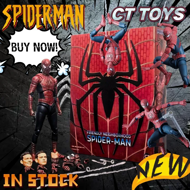 CT Toys Symbiote Spider-Man Tobey Maguire Classic Costume Anime Figure Ver 2099 Spider-man Action Figure Figurine Toys Kids Gift
CT Toys Symbiote Spider-Man Tobey Maguire Classic Costume Anime Figure Ver 2099 Spider-man Action Figure Figurine Toys Kids Gift