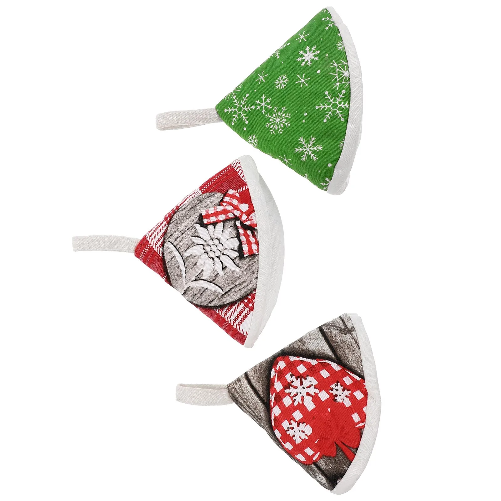 3pcs Cotton Covers Triangle Pot Caps Casserole Anti-Scald Wall-Mountable Kitchen Pot Hat Cap Set Heat Resistant Cookware
3pcs Cotton Covers Triangle Pot Caps Casserole Anti-Scald Wall-Mountable Kitchen Pot Hat Cap Set Heat Resistant Cookware