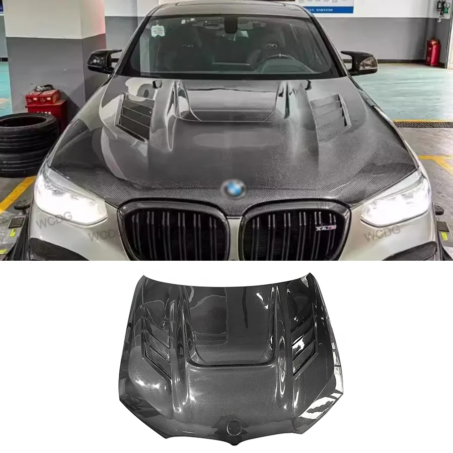 For BMW X5M F95 X6M F96 2019+ AE Style Carbon Fiber Front Engine Hood Bonnet Cover Front Air Intake Vented Hood Car Parts
For BMW X5M F95 X6M F96 2019+ AE Style Carbon Fiber Front Engine Hood Bonnet Cover Front Air Intake Vented Hood Car Parts