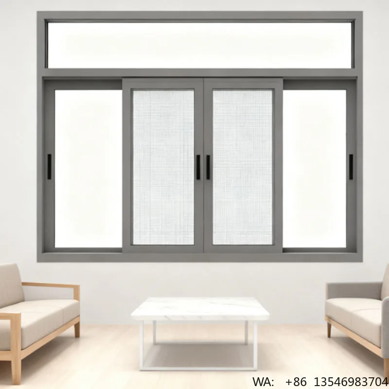 Custom Aluminum Alloy 4-Track Sliding Window Frame Soundproof Heat-insulated Casement Design Anti-theft Germany Brand Hardware
Custom Aluminum Alloy 4-Track Sliding Window Frame Soundproof Heat-insulated Casement Design Anti-theft Germany Brand Hardware