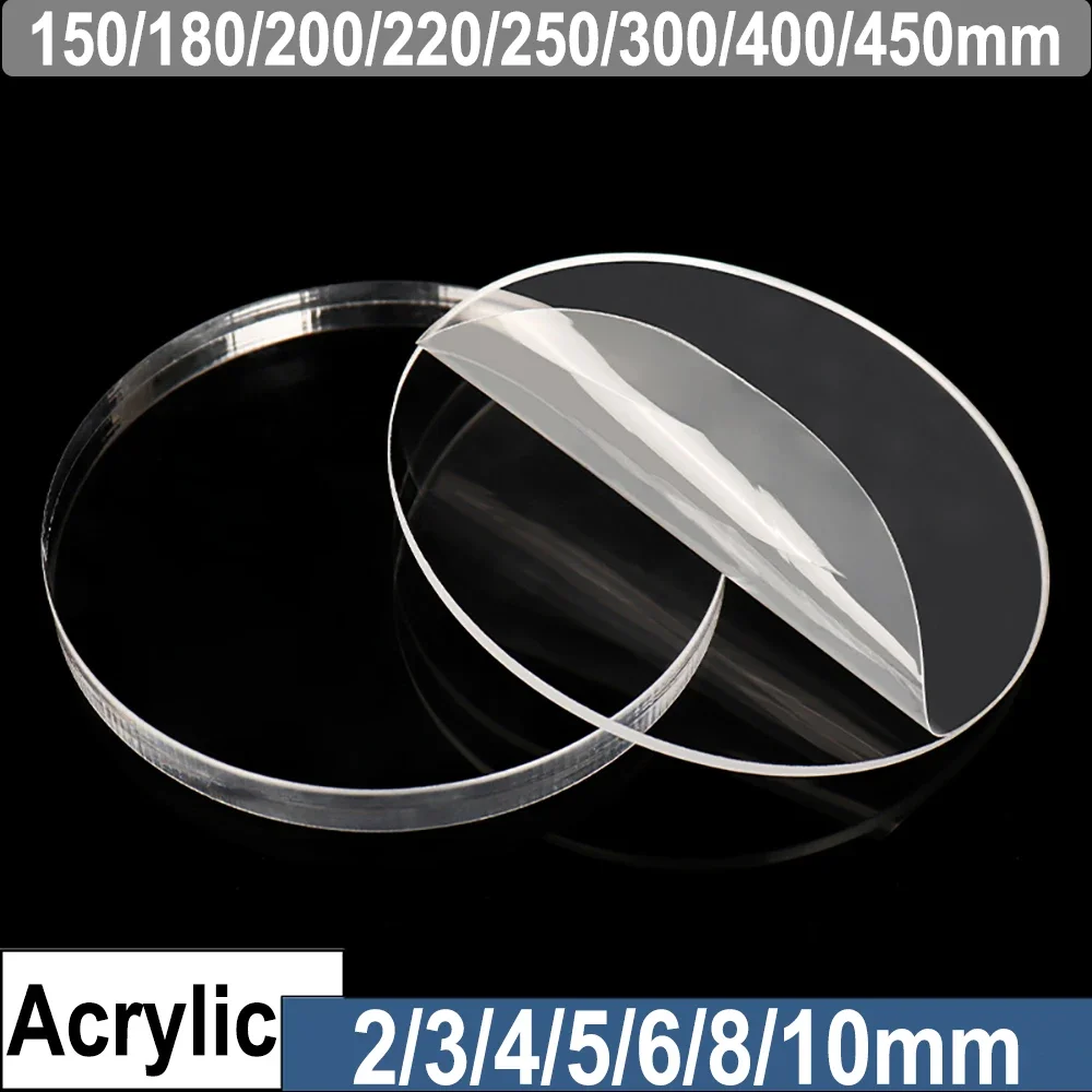 2/3/4/5/6/8/10mm Clear Acrylic Discs Round Board Circle Perspex Sheeting Ganaching Plate 150mm-450mm
2/3/4/5/6/8/10mm Clear Acrylic Discs Round Board Circle Perspex Sheeting Ganaching Plate 150mm-450mm