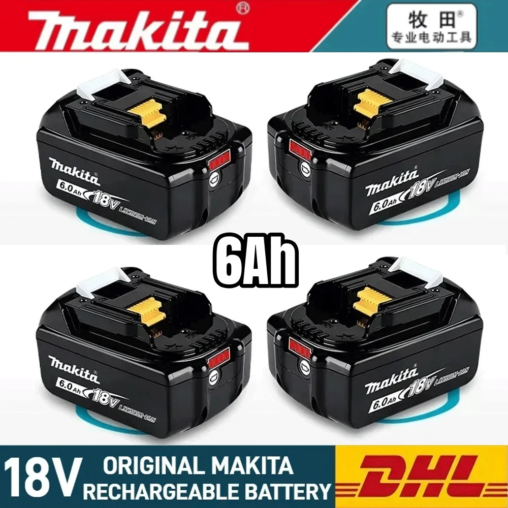 Original 6Ah Makita for Makita 18V Battery BL1830B BL1850B BL1850 BL1840 BL1860 BL1860B Replacement Lithium Battery BMS 18V 6ah
Original 6Ah Makita for Makita 18V Battery BL1830B BL1850B BL1850 BL1840 BL1860 BL1860B Replacement Lithium Battery BMS 18V 6ah