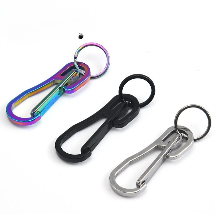 Stainless Steel Mini Outdoor Multifunctional Keychain Convenient Camping and Hiking Backpack Storage Hiking Buckle EDC Tool 
Stainless Steel Mini Outdoor Multifunctional Keychain Convenient Camping and Hiking Backpack Storage Hiking Buckle EDC Tool