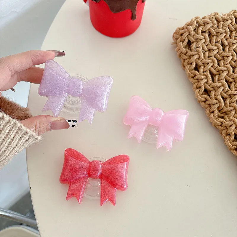 Glitter Matte Bow Foldable Finger Ring Griptok Phone Holder For IPhone 16 15 Support Socket Pocket Grip Tok Stand Bracket
Glitter Matte Bow Foldable Finger Ring Griptok Phone Holder For IPhone 16 15 Support Socket Pocket Grip Tok Stand Bracket