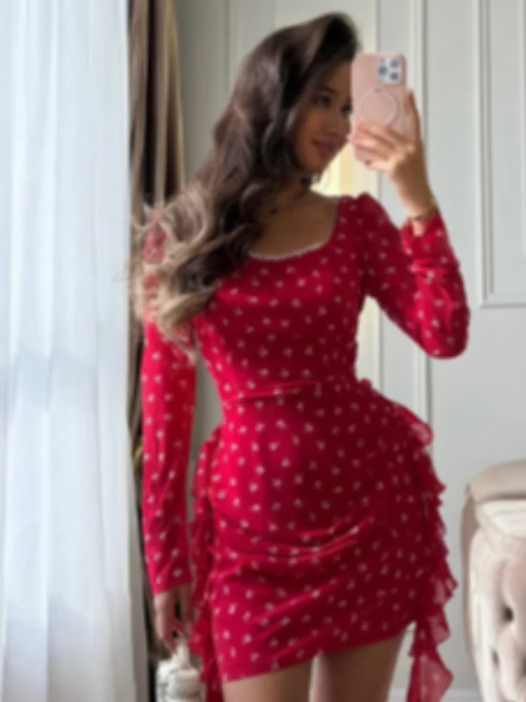 Womem Square Neck Slim Fit midi Dress Formal Ruched Waist Ruffle Detail Elegant Vestidos 2026 Lady New Holiday Street Dresses
Womem Square Neck Slim Fit midi Dress Formal Ruched Waist Ruffle Detail Elegant Vestidos 2026 Lady New Holiday Street Dresses