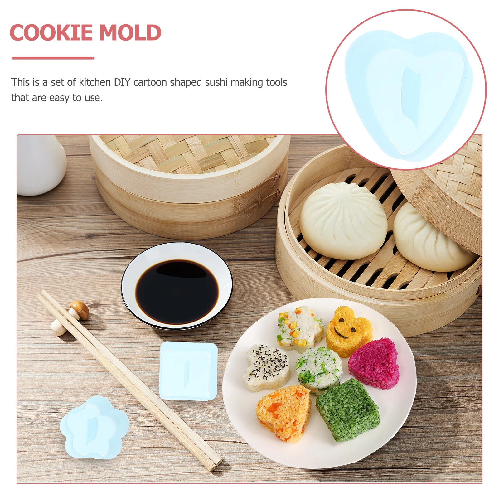 1 Set Cartoon Ball Reusable Diy Onigiri Molds Kit Plastic Sushi Making Tools Kitchen Utensils Rice Shaper Mold Donut Rice Balls
1 Set Cartoon Ball Reusable Diy Onigiri Molds Kit Plastic Sushi Making Tools Kitchen Utensils Rice Shaper Mold Donut Rice Balls