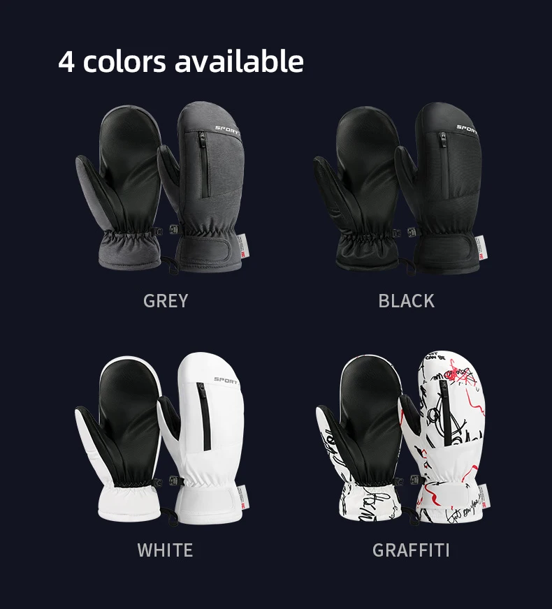 Unisex Fleece Lined Snowboard Gloves Thermal Windproof Water Resistant Winter Ski Gloves Thick Warm Snow Gloves for Men And Wome
Unisex Fleece Lined Snowboard Gloves Thermal Windproof Water Resistant Winter Ski Gloves Thick Warm Snow Gloves for Men And Wome