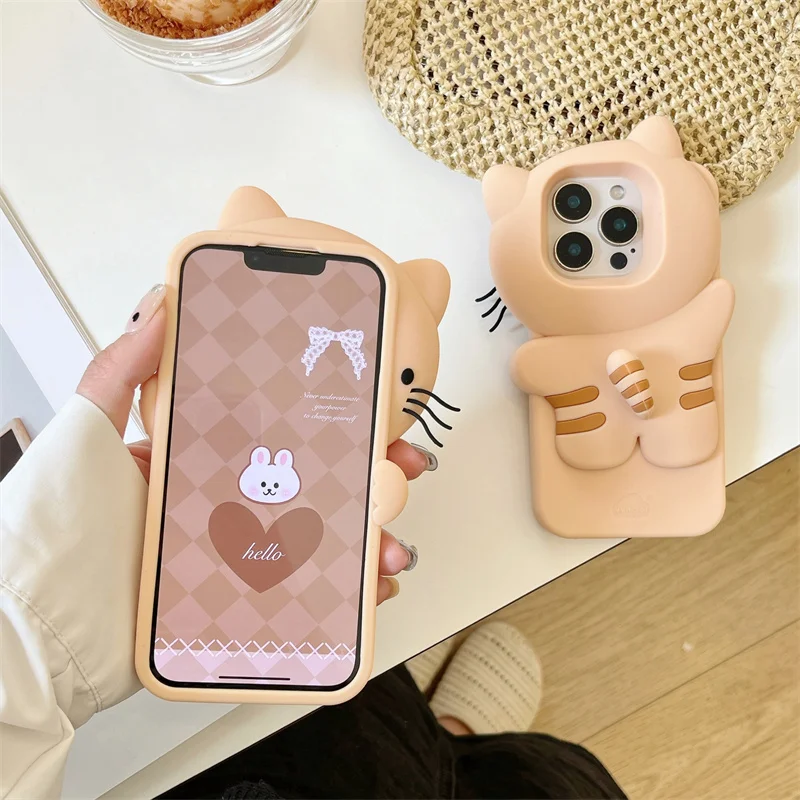 INS Pop 3D Cartoon Cat Soft Silicone Cover for iphone 15 14 Plus 12 13 Pro Max 14pro 15PM Cute Patterns case For 16 pro max kids
INS Pop 3D Cartoon Cat Soft Silicone Cover for iphone 15 14 Plus 12 13 Pro Max 14pro 15PM Cute Patterns case For 16 pro max kids