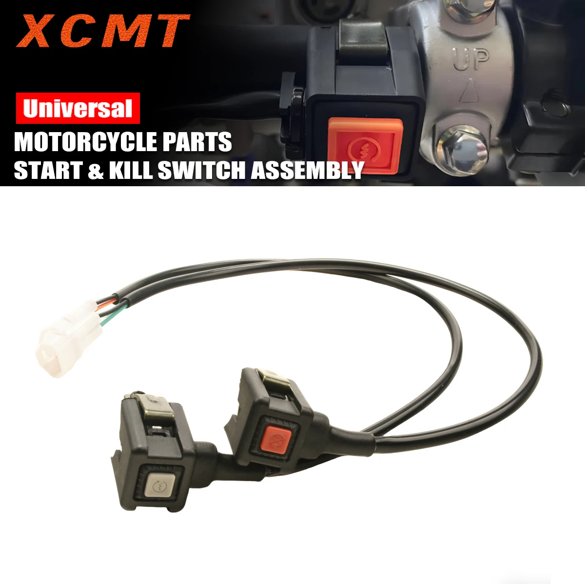Motorcycle Parts Universal ATV UTV ON/OFF Engine Start Stop Switch For KTM HUSQVARNA YAMAHA KAWASAKI SUZUK HONDA KAYO BOSUER
Motorcycle Parts Universal ATV UTV ON/OFF Engine Start Stop Switch For KTM HUSQVARNA YAMAHA KAWASAKI SUZUK HONDA KAYO BOSUER