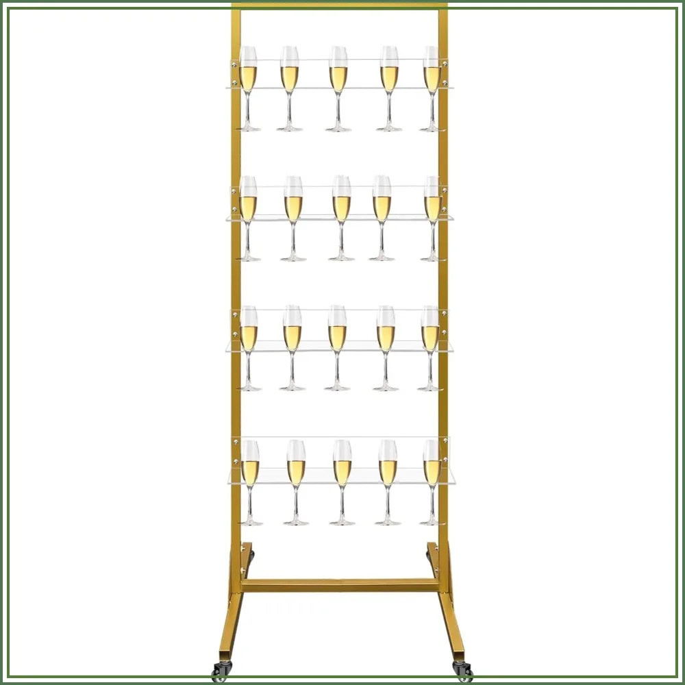 Champagne Wall Holder, Wine Glass Stemware Rack, Metal Flutes Display Stand
Champagne Wall Holder, Wine Glass Stemware Rack, Metal Flutes Display Stand