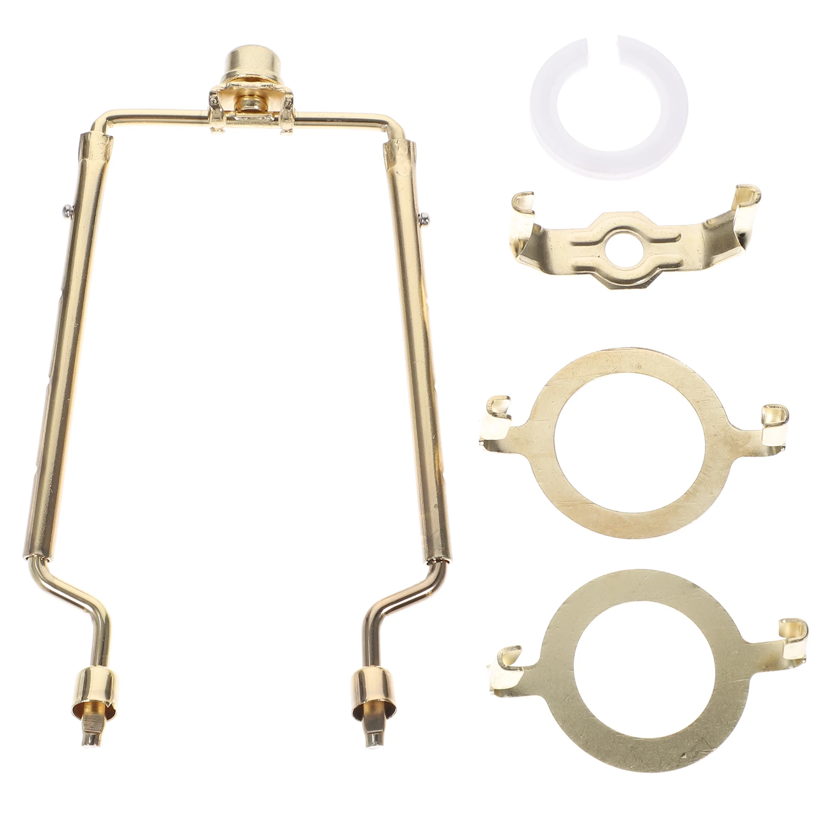 Horn Bracket Lamp Shade Holder Adjustable Iron Frame for Table Lamp 9-12 Inch Harp Heavy Duty Nickel Plated Metal Parts
Horn Bracket Lamp Shade Holder Adjustable Iron Frame for Table Lamp 9-12 Inch Harp Heavy Duty Nickel Plated Metal Parts